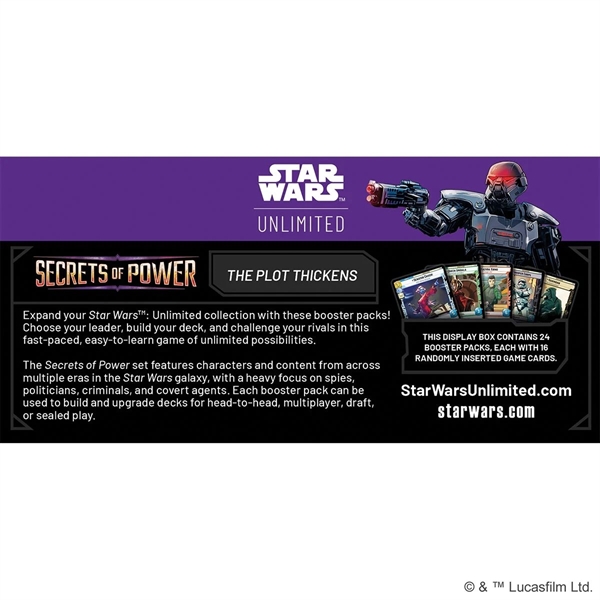 Star Wars: Unlimited - Secrets of Power Display