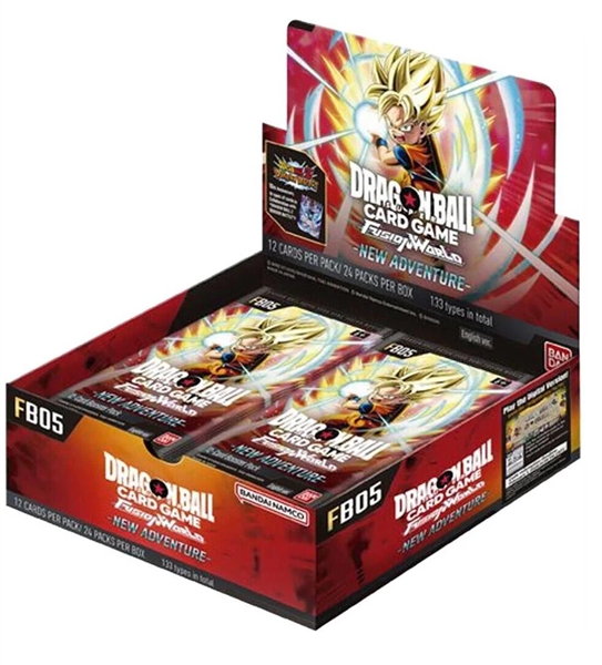 DBS Card Game - Fusion World, New Adventure Booster Display