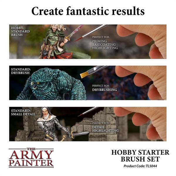Army Painter - Hobby Starter Pinselset
