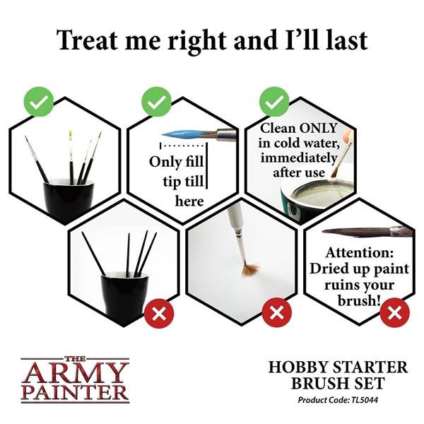 Army Painter - Hobby Starter Pinselset
