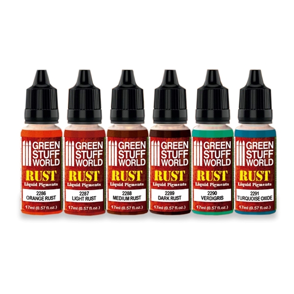 Green Stuff World -Liquid Pigments Set: Rost