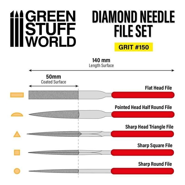 Green Stuff World - Modellbau Diamant-Feilen