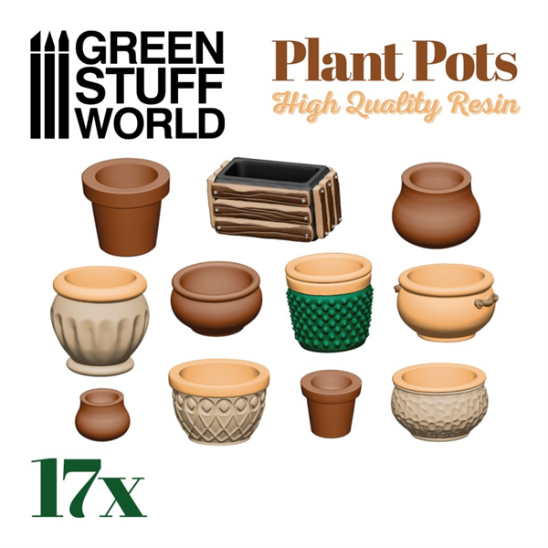 Green Stuff World - Resin Pflanzentpfe