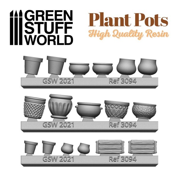 Green Stuff World - Resin Pflanzentpfe