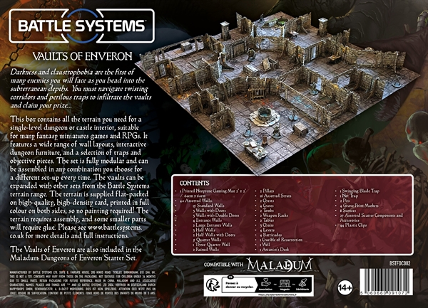 Battle Systems - Terrain: Fantasy Dungeons