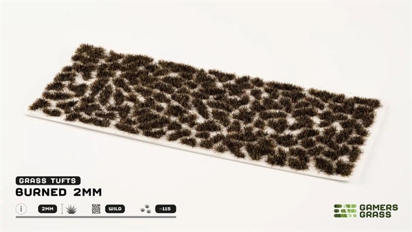 Gamers Grass - Tufts Burned (2mm)