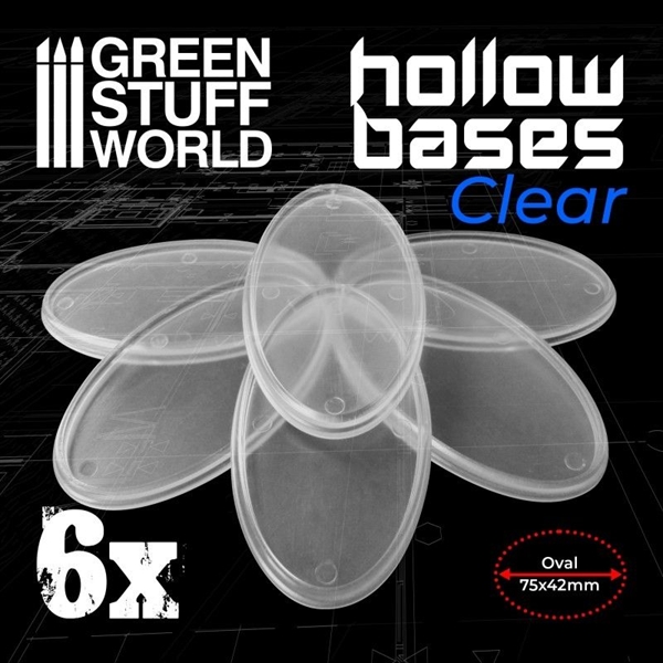 Green Stuff World - Transparente Bases Oval