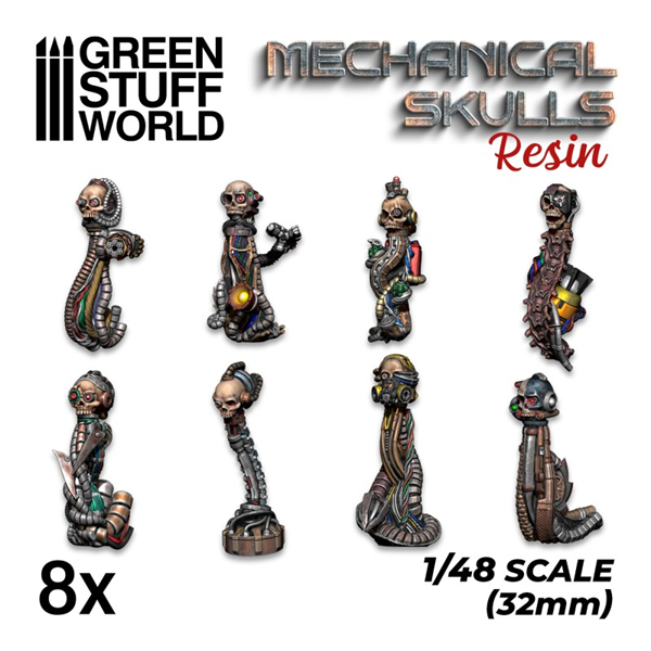 Green Stuff World - Mechanische Sch�del