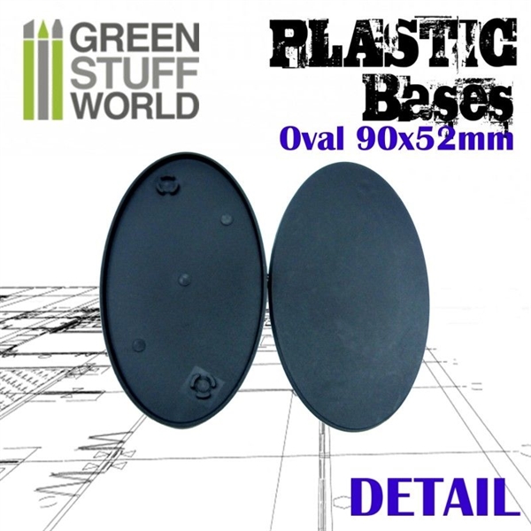 Green Stuff World - Plastik Bases Oval