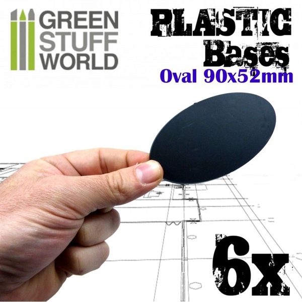 Green Stuff World - Plastik Bases Oval