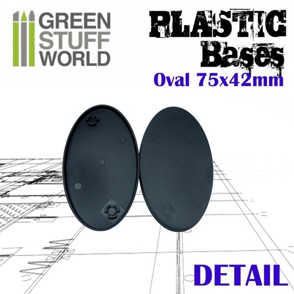 Green Stuff World - Plastik Bases Oval