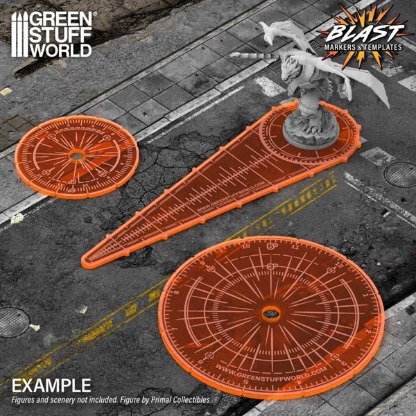 Green Stuff World - Explosions-Schablonen und Marker