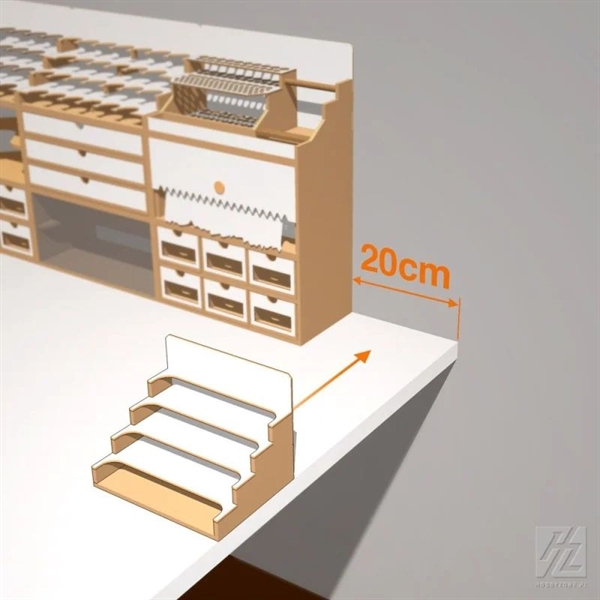 Hobbyzone - Modulares MDF Regal
