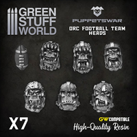 Puppetswar - Orc Football Team Kpfe