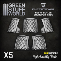Puppetswar - Bushi Scales Shoulder Pads