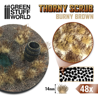 Green Stuff World - Thorny Scrub , Burny Brown