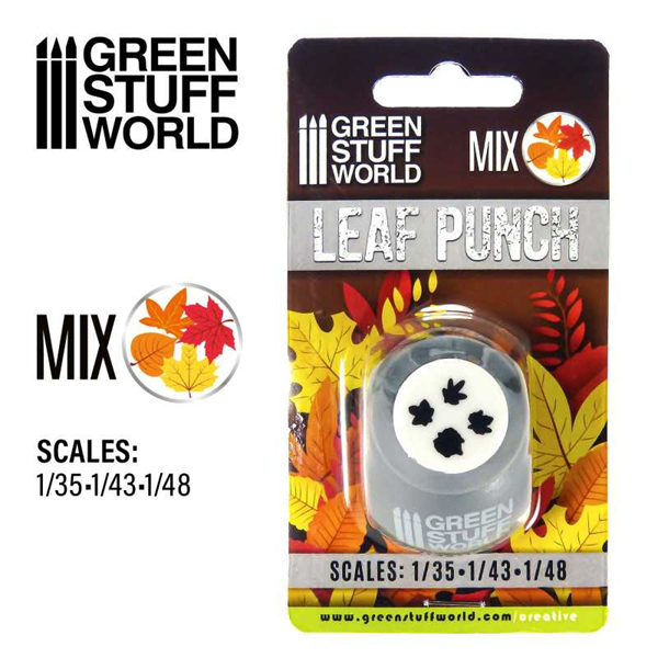 Green Stuff World - Motivlocher: Leaves Mix
