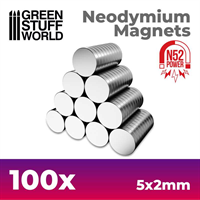Green Stuff World - Neodym-Magnete 5x2mm