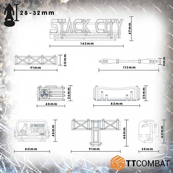 TTCombat - Stack City Accessories