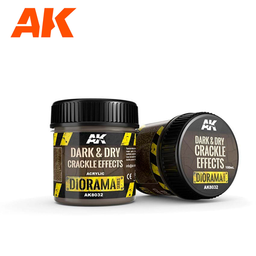 AK Interactive - Diorama: Dark&Dry Crackle Effects