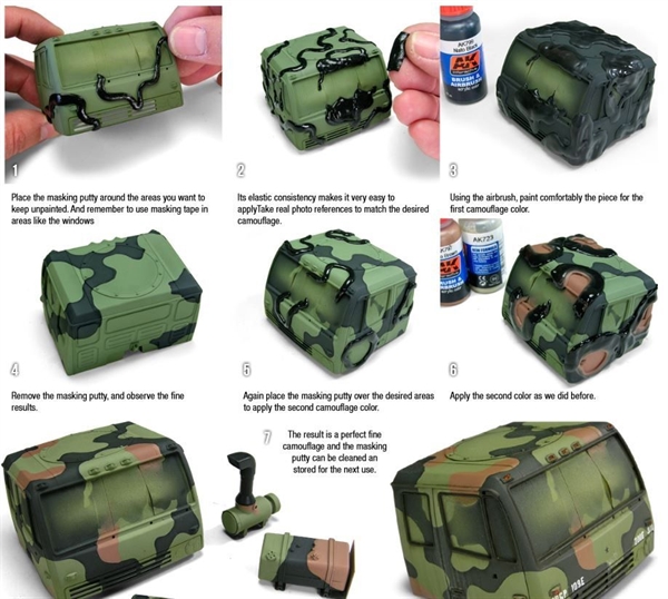 AK Interactive - Camouflage Elastic Putty