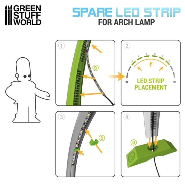 Green Stuff World - Hobby Arch LED-Lampe