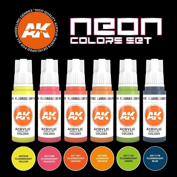 Wargame Color - Neon Colors Set
