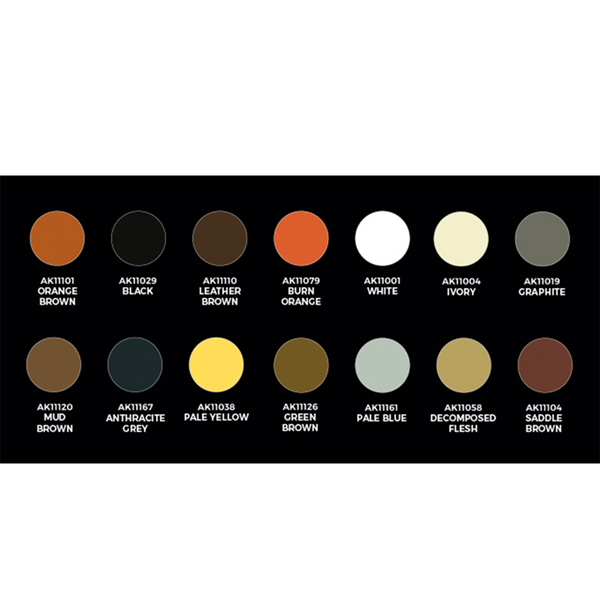 AK 3rd Generation Acrylics - Signature Set