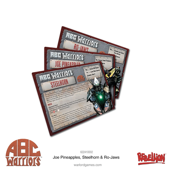 ABC Warriors - Joe Pineapples, Steelhorn & Ro-Jaws