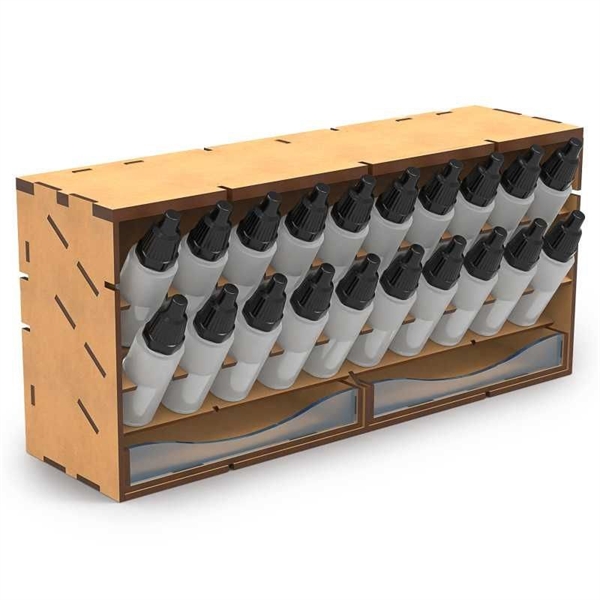 Green Stuff World - Modulares MDF Regal, Kompakt
