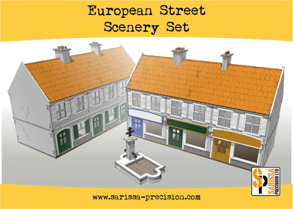 Sarissa Precision - European Street Scenery Set