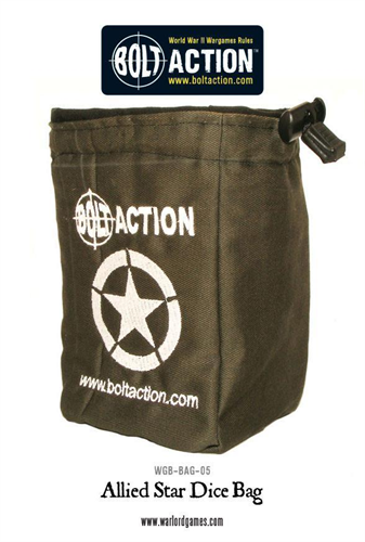 Bolt Action WW2 - Allied Star Dice Bag