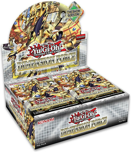 YGO - Dimension Force Booster Display