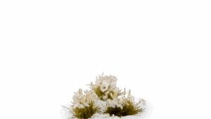 Gamers Grass - White Lily Tiny Flowers (4mm)