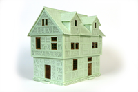 Tabletop-Gelnde aus Hartschaum - Gebude