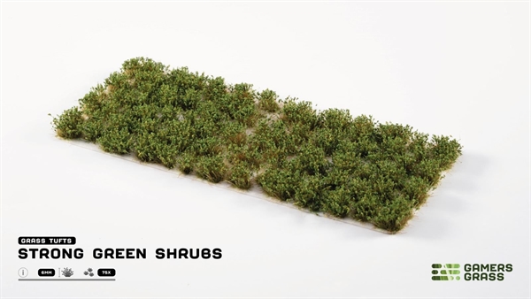 Gamers Grass - Shrubs Strong Green (6mm)