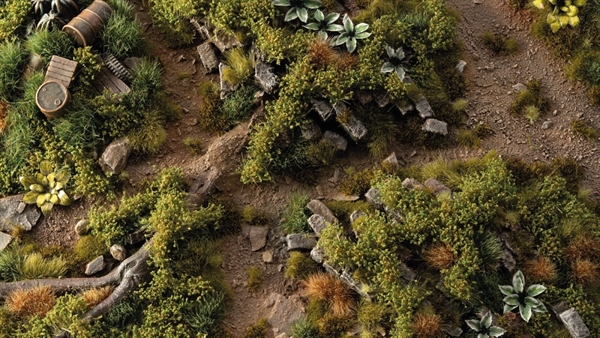 Gamers Grass - Shrubs Strong Green (6mm)