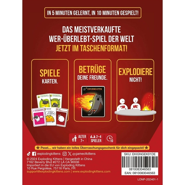 EXKD - Exploding Kittens: Grab & Game