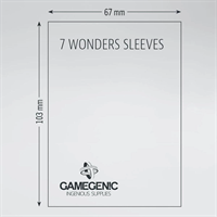 Gamegenic - Matte 7 Wonders Sleeves