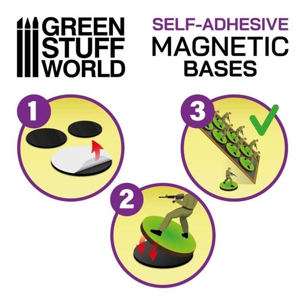 Green Stuff World - Magnetfolienaufkleber Rund