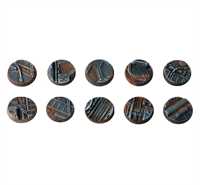 Gamers Grass - Spaceship Corridor Bases 10Stk.