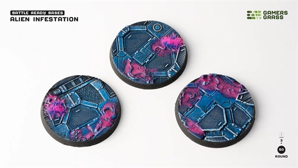 Gamers Grass - Alien Infestation Bases 3Stk.
