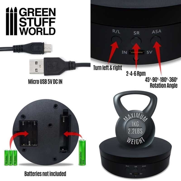 Green Stuff World - Drehbarer Ausstellungssteller