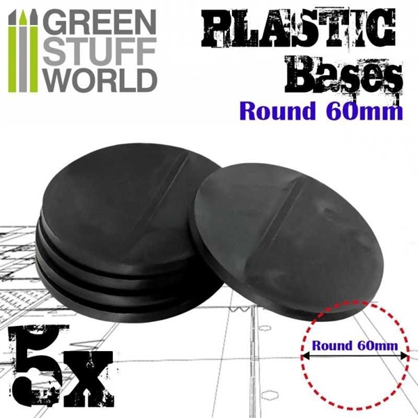 Green Stuff World - Plastik Bases Rund