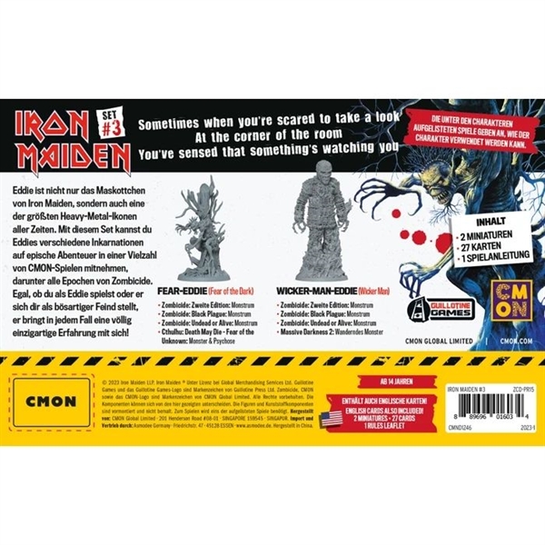 CMON - Iron Maiden Character Pack