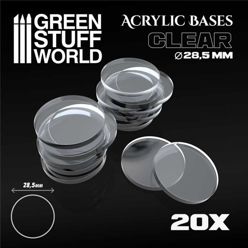 Green Stuff World - Acryl Bases Rund