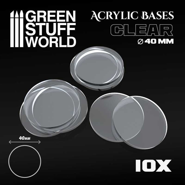 Green Stuff World - Acryl Bases Rund