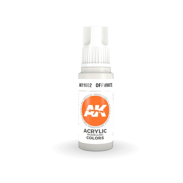AK 3rd Generation Acrylics - Offwhite