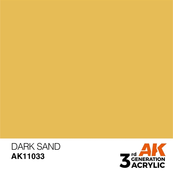 AK 3rd Generation Acrylics - Dark Sand