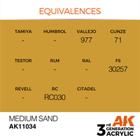 AK 3rd Generation Acrylics - Medium Sand